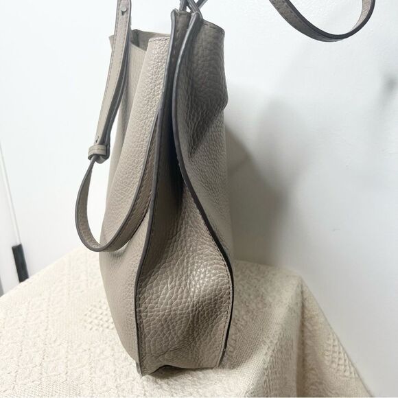 Banana Republic Taupe Italian Leather Hobo/Crossbody BAG - Picture 6 of 11